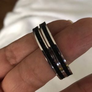 Black Druzy Earrings